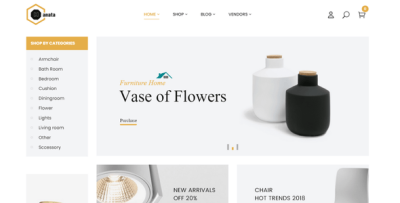 Hanata WooCommerce Furniture Theme