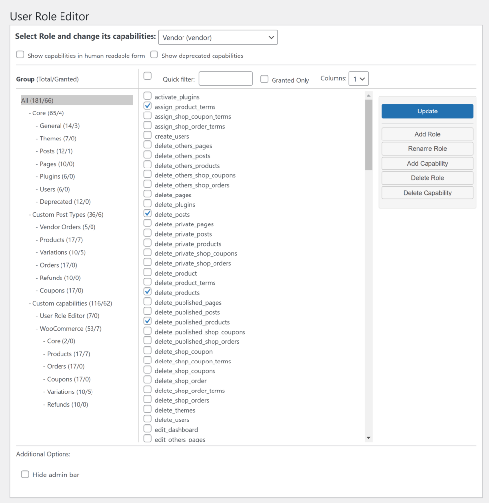 User Role Editor is one of the most useful WordPress plugins today