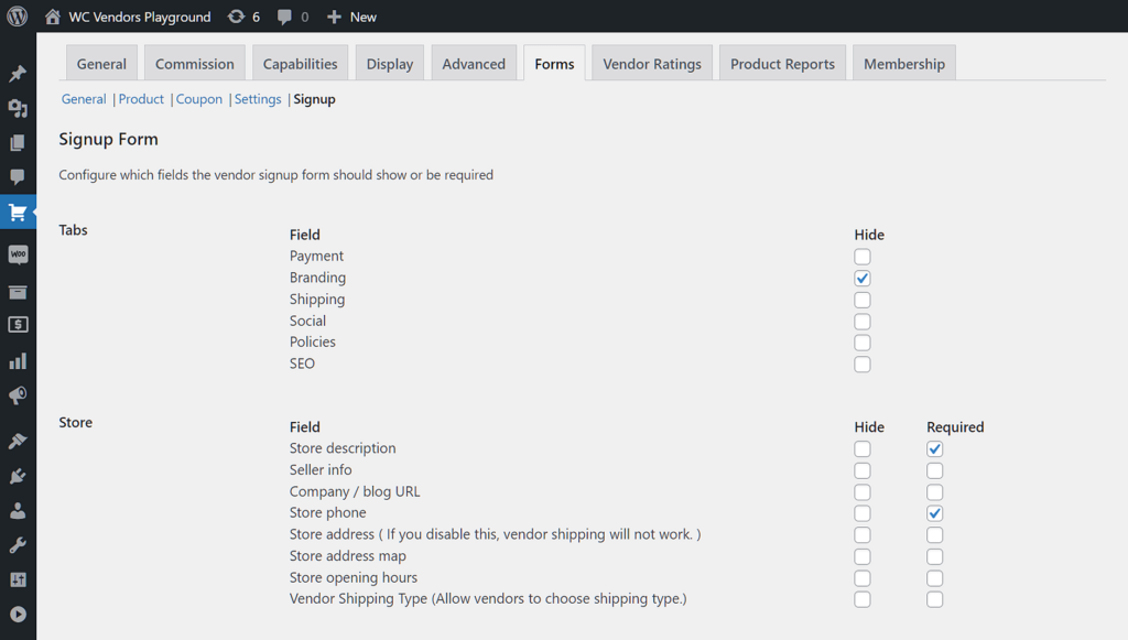 Using WC Vendors to set up a vendor registration form for your multi-vendor marketplace