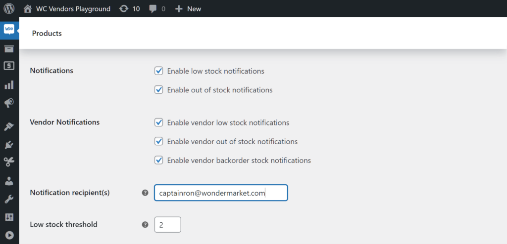 Enabling marketplace inventory management options