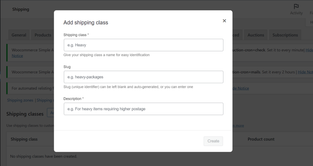 Setting shipping rates using WooCommerce's shipping class feature