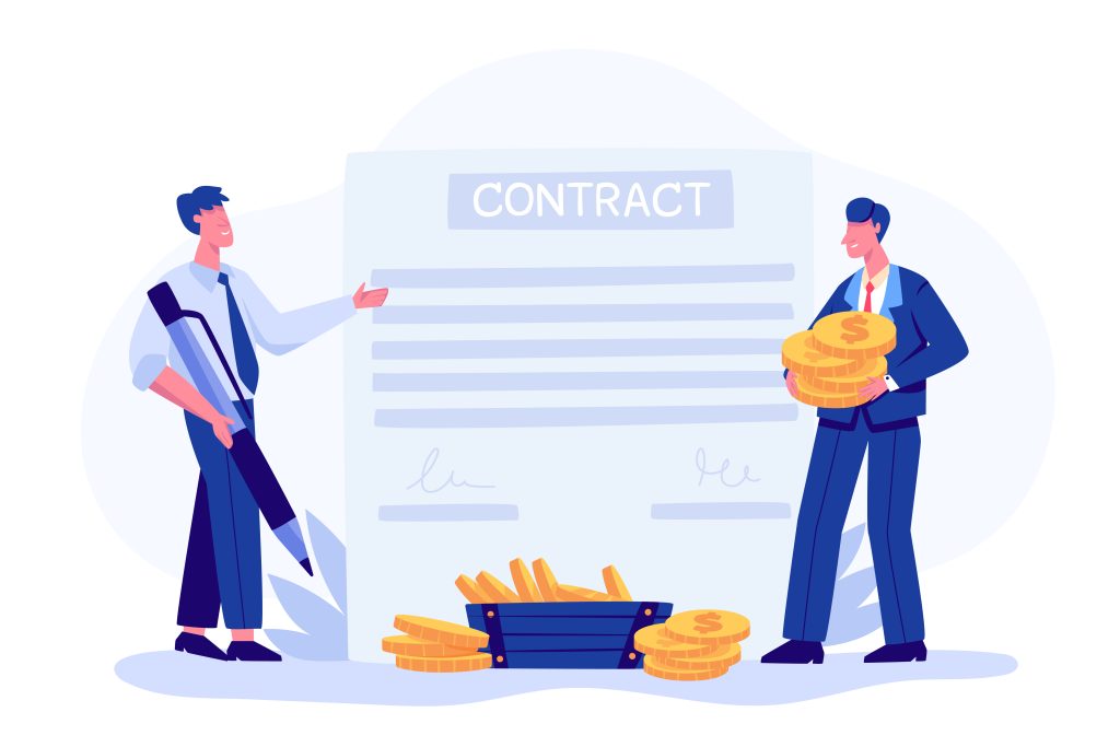 Illustration showing the importance of clear contracts and agreements