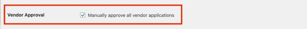 WCV - General Settings - Vendor Approval
