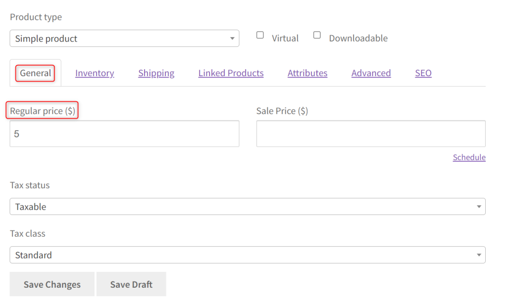 vendor dashboard in WC Vendors, showing navigation to Products, editing product prices, and scheduling sale prices 