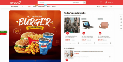 Topdeal multivendor marketplace theme